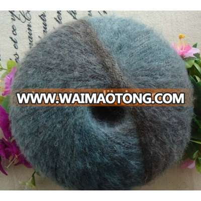 Space dyed mohair yarn needle brand knitting yarn