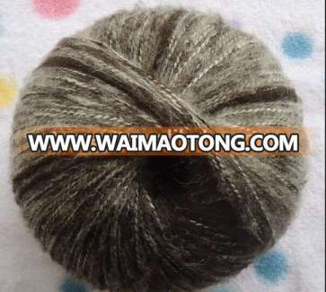 2015 low price knitting space dyed mohair yarn