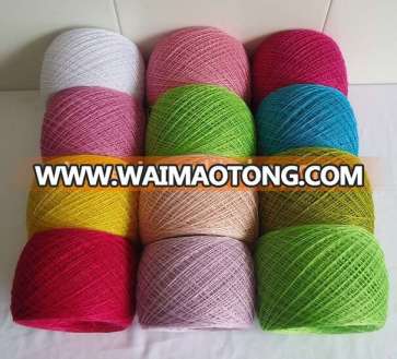 long fiber 100 mercerized cotton hand knitting yarn