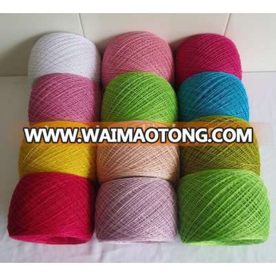 long fiber 100 mercerized cotton hand knitting yarn